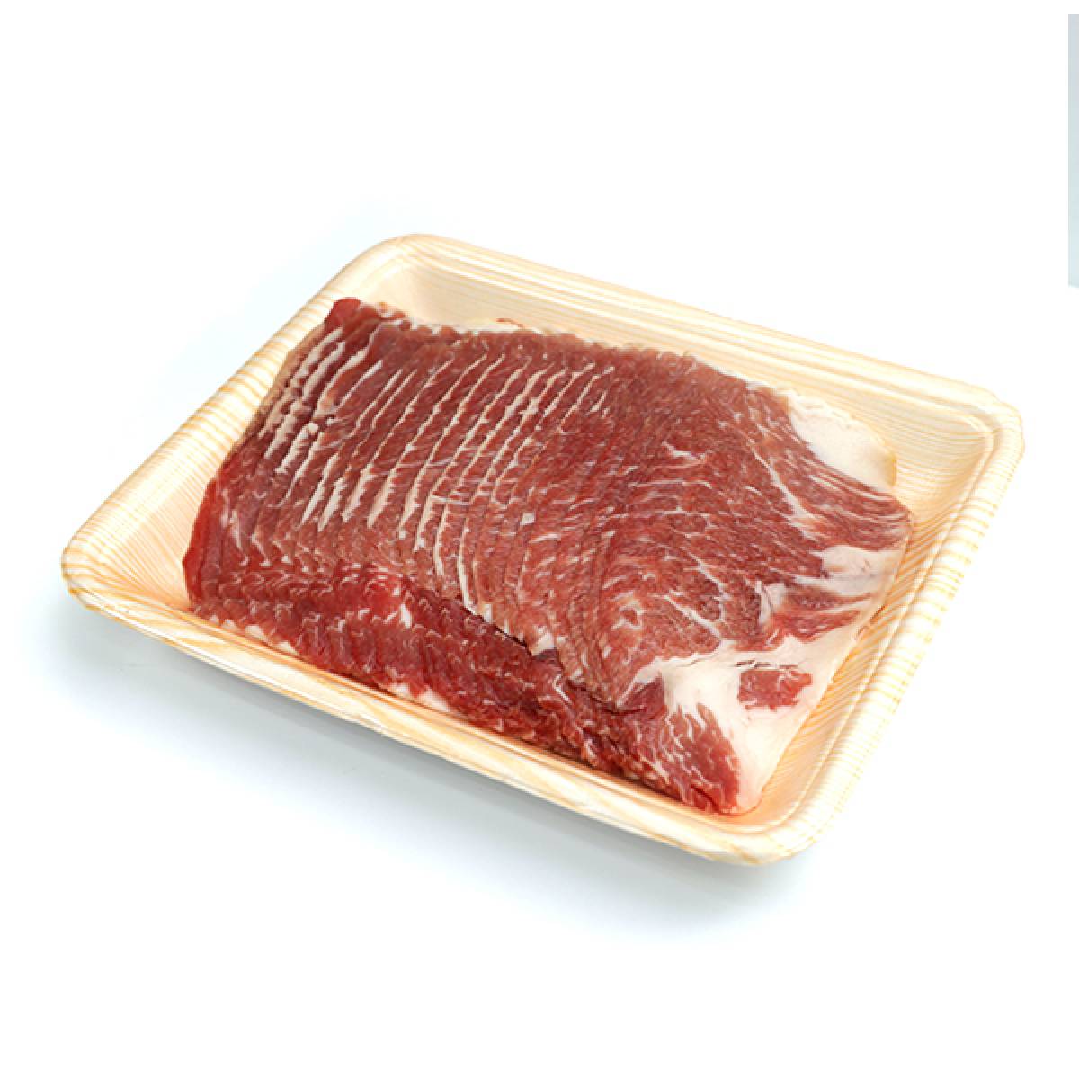 Carne Meats Raw Spain Iberico Pork Collar Shabu Shabu 250g